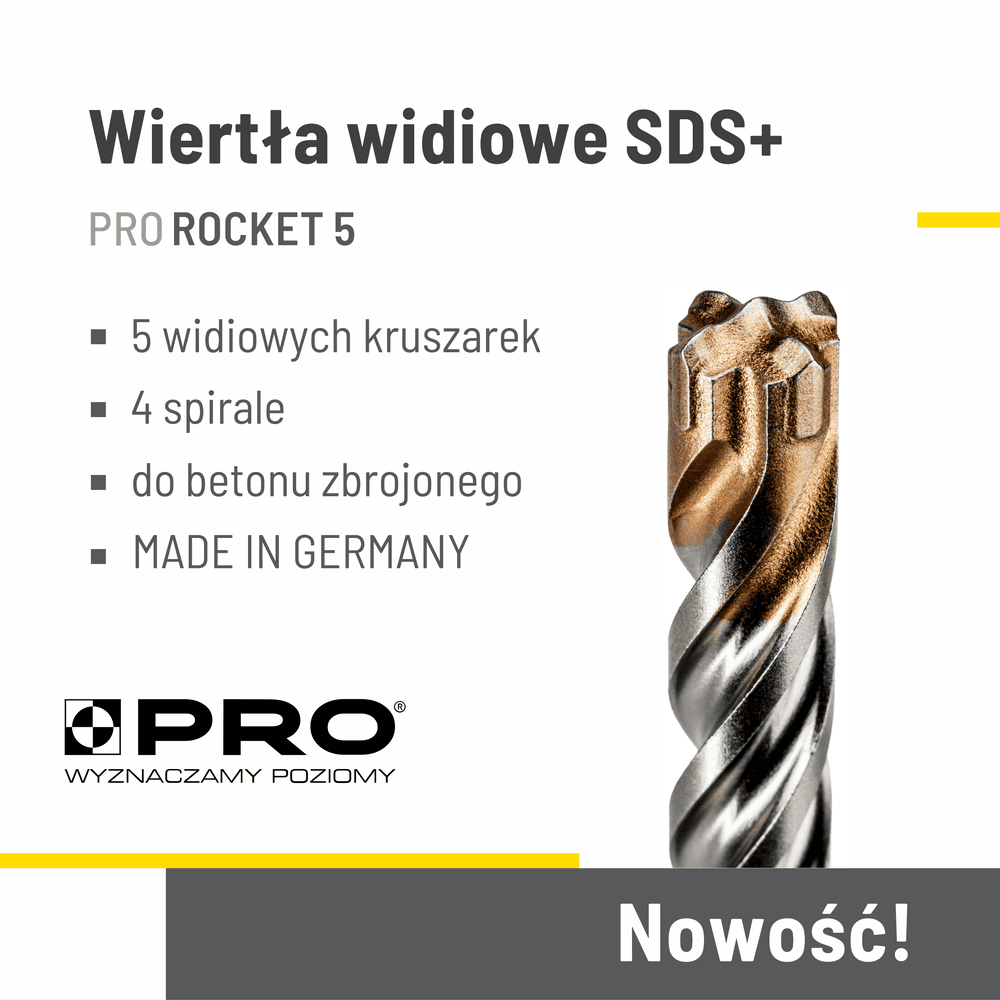 PRO wiertła ROCKET5