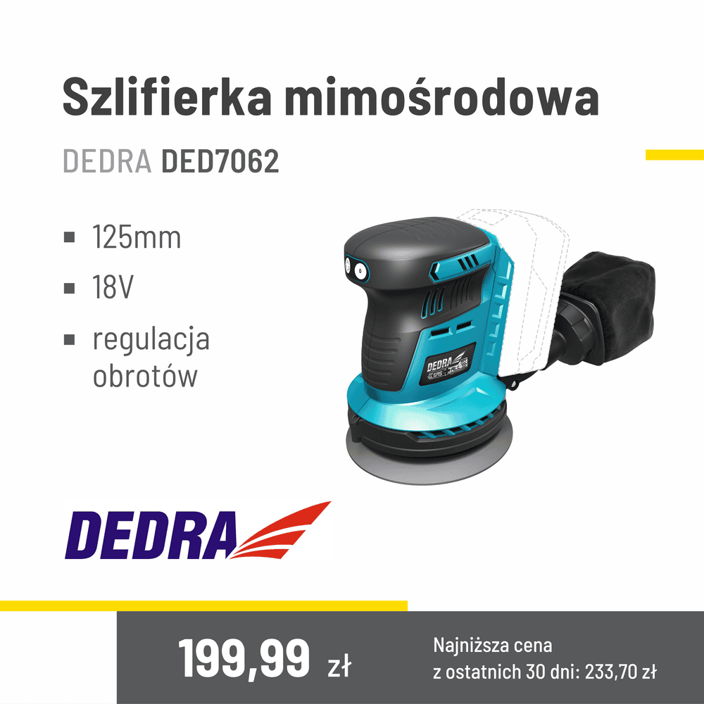 DEDRA Szlifierka DED7062