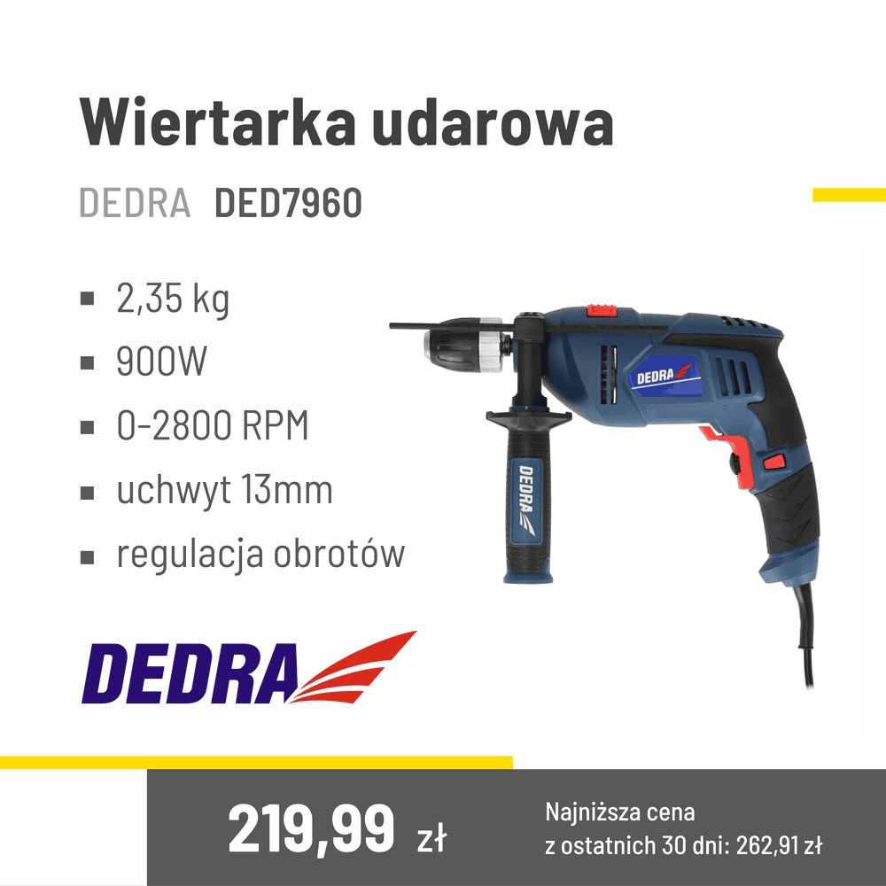 DEDRA Wiertarka DED7960