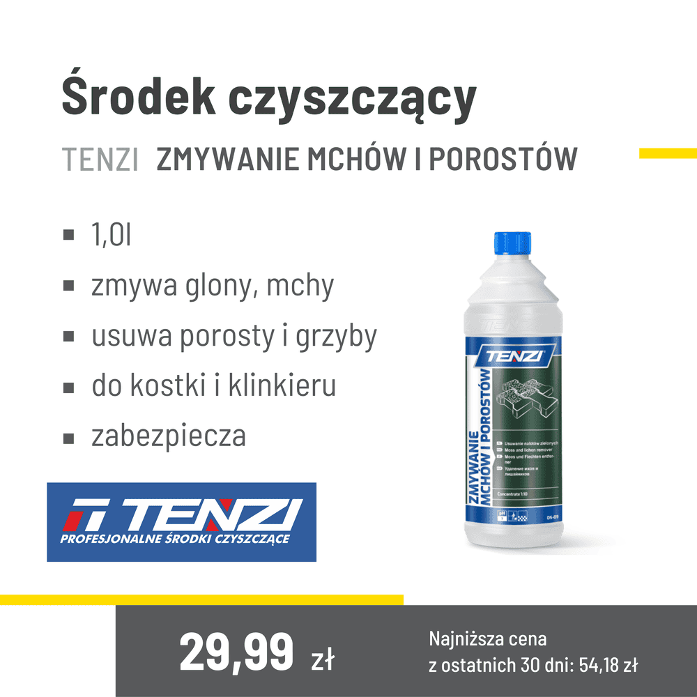 TENZI Zmywanie Mchu Porostów