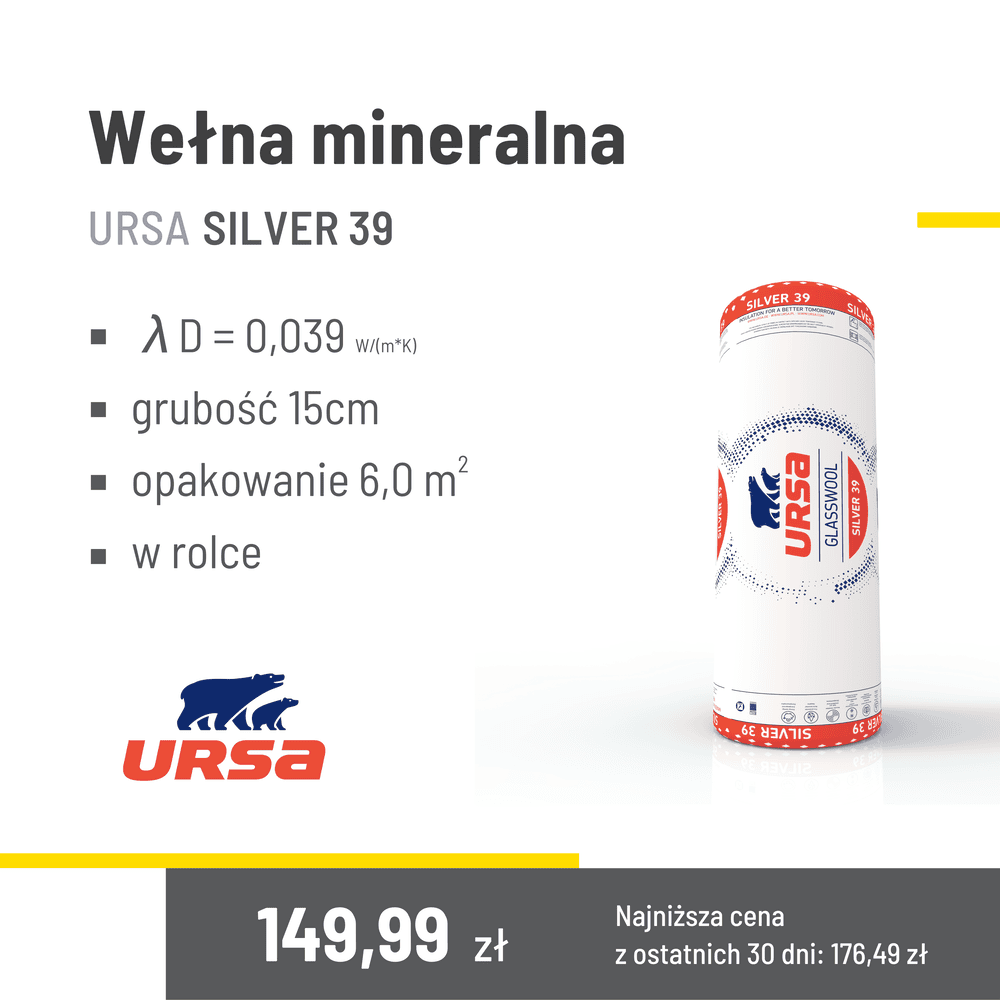 wełna URSA Silver 15